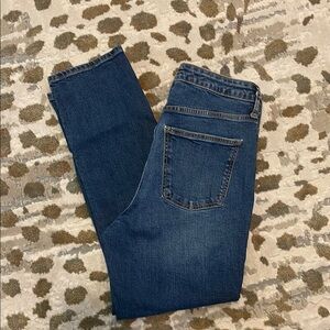 Universal Thread Classic High Rise Straight Cropped Denim Jeans